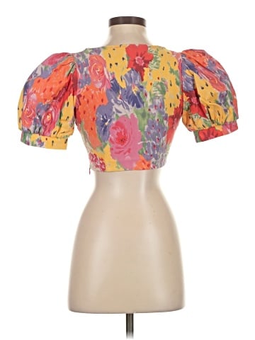 Amanda Uprichard Short Sleeve Blouse (view 2)