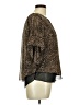 Assorted Brands Animal Print Brown Short Sleeve Blouse Size L (estimated) - photo 4