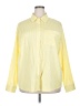 Unbranded Color Block Yellow Long Sleeve Button-Down Shirt Size XXL - photo 1