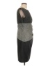 Venus Chevron-herringbone Gray Casual Dress Size 12 - photo 4