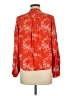 Gap 100% Rayon Orange Long Sleeve Blouse Size L - photo 2