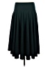 Unbranded Solid Black Formal Skirt Size M (estimated) - photo 2