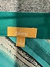 Takara 100% Polyester Chevron-herringbone Teal 3/4 Sleeve Blouse Size S - photo 7