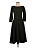 Assorted Brands Solid Black Casual Dress Size S - photo 1