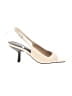 Jeffrey Campbell 100% Leather Ivory Tan Heels Size 7 1/2 - photo 1