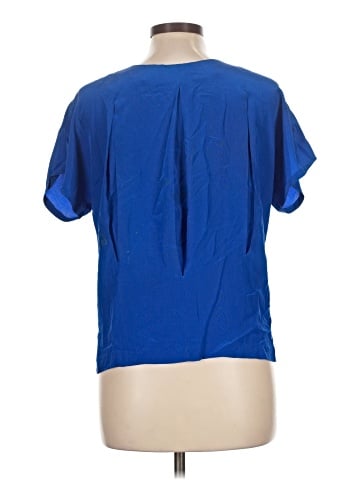 Assorted Brands Short Sleeve Silk Top (view 2)