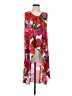 CAKE. 100% Polyester Tropical Red Cocktail Dress Size S - photo 1