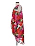CAKE. 100% Polyester Tropical Red Cocktail Dress Size S - photo 5