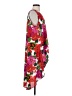 CAKE. 100% Polyester Tropical Red Cocktail Dress Size S - photo 4