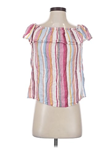 INC International Concepts Short Sleeve Blouse (view 1)