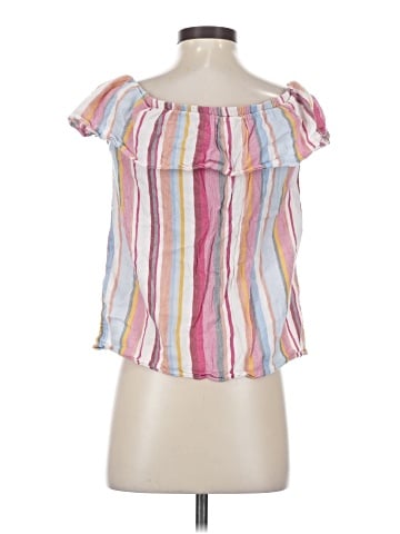 INC International Concepts Short Sleeve Blouse (view 2)