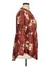 Torrid 100% Rayon Floral Burgundy Long Sleeve Blouse Size 1X Plus (1) - photo 4