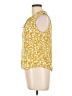 Studio B by BOBEAU 100% Rayon Yellow Sleeveless Blouse Size L - photo 5