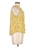 Studio B by BOBEAU 100% Rayon Yellow Sleeveless Blouse Size L - photo 4