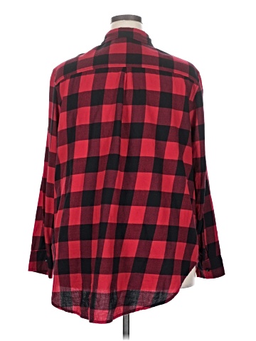 Faded Glory Long Sleeve Button-Down Shirt (view 2)
