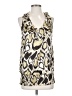 BCBGMAXAZRIA Ivory Sleeveless Blouse Size S - photo 1