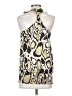 BCBGMAXAZRIA Ivory Sleeveless Blouse Size S - photo 2
