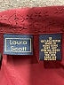 Laura Scott 100% Polyester Burgundy Long Sleeve Blouse Size 8 - photo 7