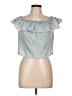 Express Blue Sleeveless Blouse Size L - photo 1
