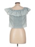 Express Blue Sleeveless Blouse Size L - photo 2
