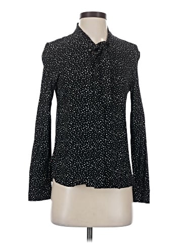 Ines de la Fressange for Uniqlo Long Sleeve Blouse (view 1)