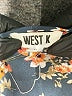 West K 100% Polyester Blue 3/4 Sleeve Blouse Size L - photo 7