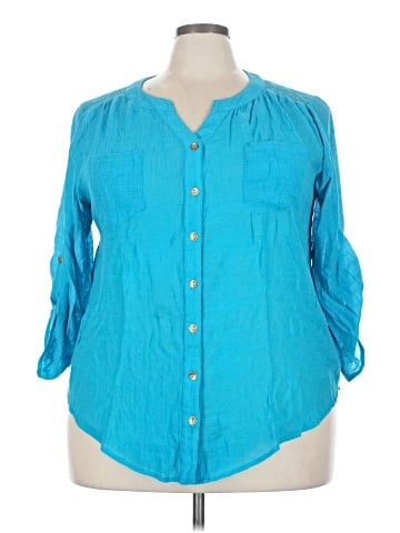 Alyx 3/4 Sleeve Button-Down Shirt (view 1)
