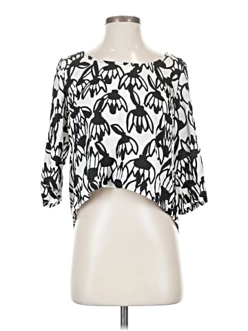 Tracy Reese 3/4 Sleeve Silk Top (view 1)