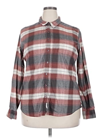 Weatherproof Long Sleeve Button-Down Shirt (view 1)