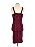 Assorted Brands Chevron-herringbone Burgundy Cocktail Dress Size XXS (estimated) - photo 2