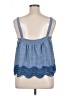 Parker Blue Sleeveless Blouse Size XL - photo 2