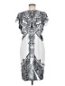 Apt. 9 Graphic Gray Casual Dress Size M - photo 2