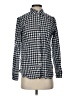 J.Crew Checkered-gingham Blue Long Sleeve Button-Down Shirt Size 4 - photo 1