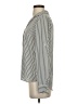 Express Outlet 100% Polyester Stripes Ivory Long Sleeve Blouse Size XS - photo 5