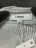 Likely 100% Polyester Silver 3/4 Sleeve Blouse Size S - photo 7