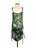 Shein 100% Polyester Camo Green Cocktail Dress Size 2 - photo 2