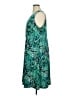 Ellos Print Teal Casual Dress Size 1X - photo 5