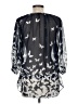 Charming Charlie 100% Polyester Gray 3/4 Sleeve Blouse Size M - photo 2