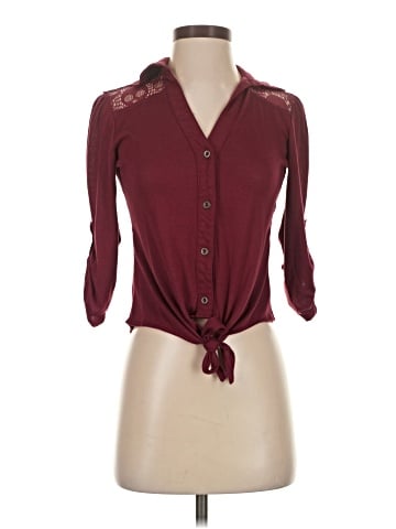 Lipstick 3/4 Sleeve Blouse (view 1)