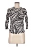 Ann Taylor Silver 3/4 Sleeve Top Size M - photo 1
