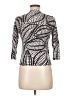 Ann Taylor Silver 3/4 Sleeve Top Size M - photo 2