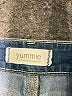 Yummie 100% Cotton Solid Blue Jeans Size 25 waist - photo 3
