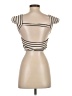 Shein Ivory Short Sleeve Top Size 4 - photo 2