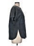 Vince. 100% Leather Gray Short Sleeve Blouse Size M - photo 4