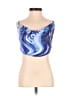 Fashion Nova Blue Sleeveless Top Size S - photo 1