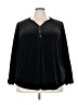 Caffé Marrakesh Black 3/4 Sleeve Blouse Size 3X - photo 1