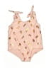 H&M Hearts Gold One Piece Swimsuit Size 2-6 mo - photo 1