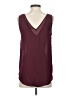 Maurices 100% Polyester Burgundy Sleeveless Blouse Size XS - photo 2
