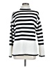 Unbranded Stripes White Turtleneck Sweater Size M - photo 1