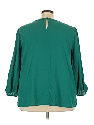Ann Taylor LOFT 3/4 Sleeve Blouse (view 2)